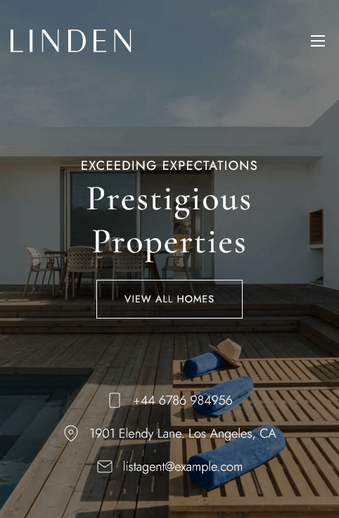 Landing page design services for businesses and properties, offering mobile-responsive, speed-optimized, and SEO-friendly websites.